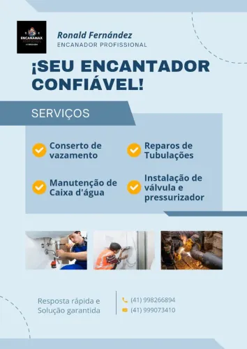Encanador profissional 
