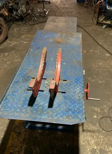 Rampa pneumática 350kg para moto 