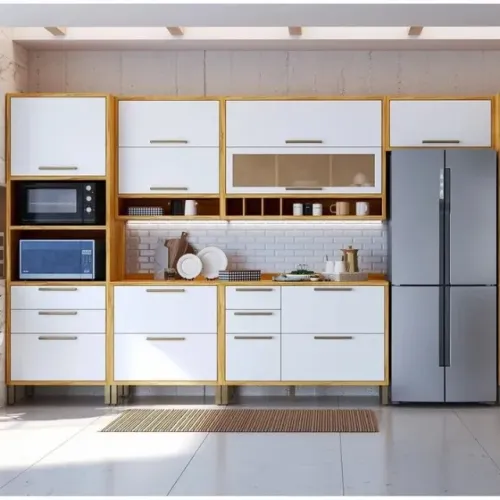 Cozinha Completa Syrah com 6 Modulos, 100% MDF - Rio Doce