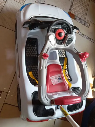 Carrinho Passeio e Pedal BM CAR - Branco - Maral