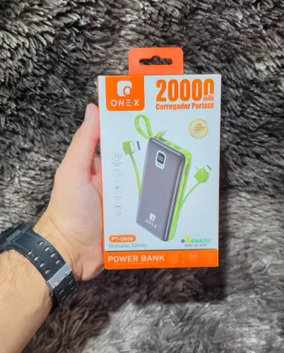 Carregador Portátil 20.000 mAH