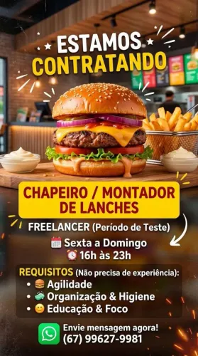 Vaga pra chapeiro