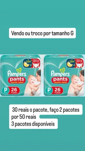 Fraldas Pampers P