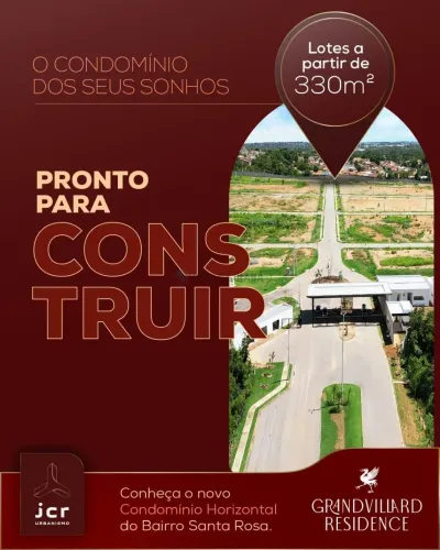 TERRENO EM CONDOMINIO FECHADO BAIRRO SANTA ROSA