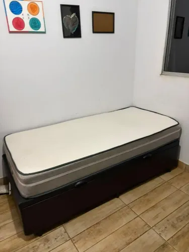 Cama box com baú solteiro 