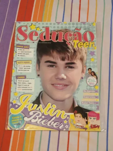 REVISTA SEDUÇÃO CAPA JUSTIN BIEBER E KATY PERRY