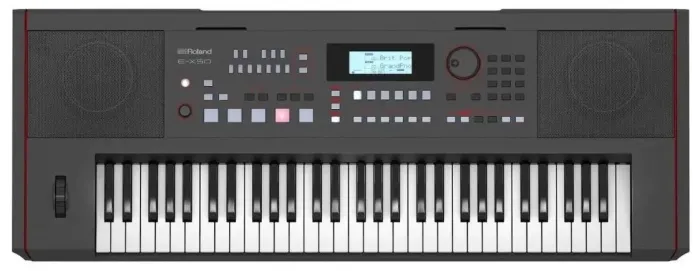 Teclado Roland Arranjador E-x50 61 Teclas Usb Com Fonte Ex50 Cor Preto