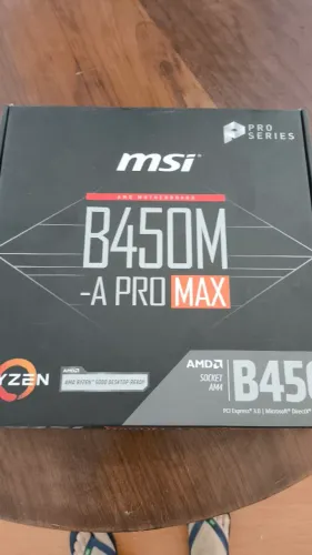 Placa mãe B450-A PRO MAX
