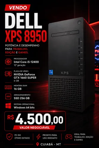 XPS 9850 - I5 12400 - 1660Super 6gb - 16gb ram