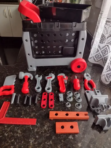 conjunto de ferramentas de brinquedo Kid Connection Workbench