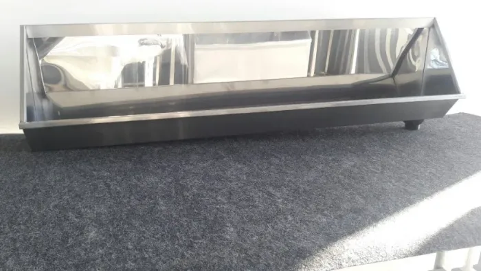 Mictório em inox industrial para obras, bares, restaurantes