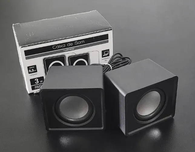 Caixinha de Som USB Multilaser SP151 (Computador ou Notebook)