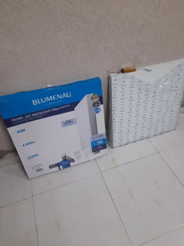 ?Painel LED Backlight 45W Sobrepor (60x60cm) - Blumenau (2 unidades)