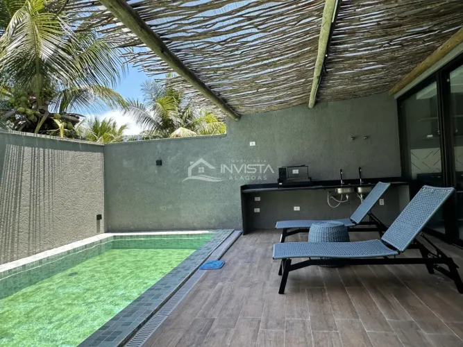 Vila Pysá - Casa mobiliada com 3 suítes na Praia do Riacho