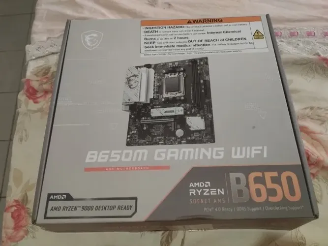 Placa Mãe: Msi B650m Gaming Wi-fi Socket Am5 Ddr5 Micro Atx Bluetooth 5.2