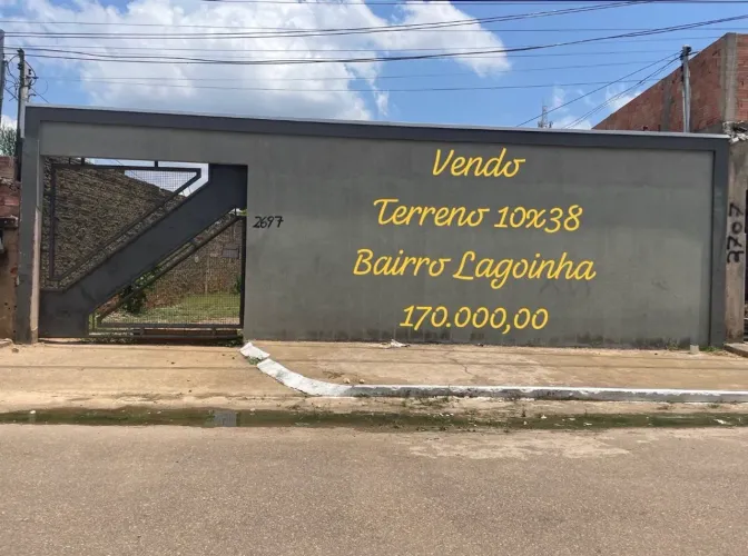 Vendo terreno ótima localização bairro Lagoinha