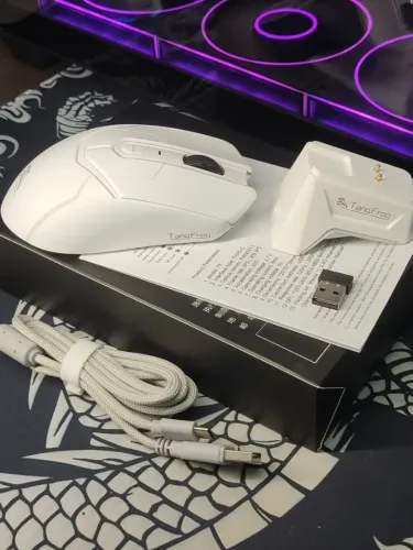 Mouse Gamer Sem Fio Tang Fog T8 + dock de carregamento (NOVO)?