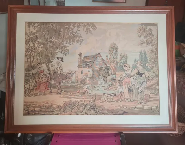 Quadro de Tapeçaria Gobelin