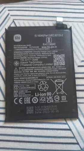 Bateria xiomi note 12s