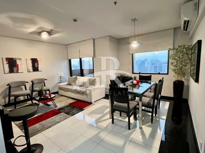 LR Flats Apartamento e Studio - Flat no Itaim Bibi disponível para locação, confira!