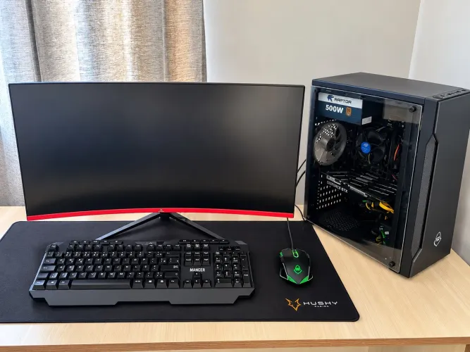 PC GAMER COMPLETO GTX 1660 Ti 6GB | 24GB RAM | MONITOR CURVO 27?