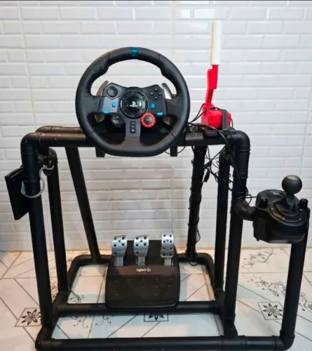 Kit Logitech G29 Completo + Câmbio + Freio de Mão +<br>Suporte.