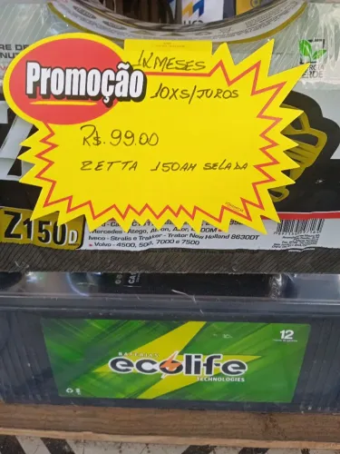 Bateria Altomotiva Zetta 150Ah