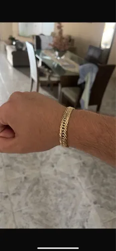 Pulseira de ouro grumet!! 13,4G