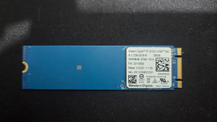 SSD Western Digital SN520 NVMe 256GB M.2 2280
