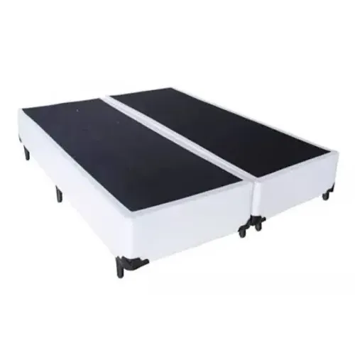 Base para colchão Queen Corino branco LONG LIFE / pronta entrega