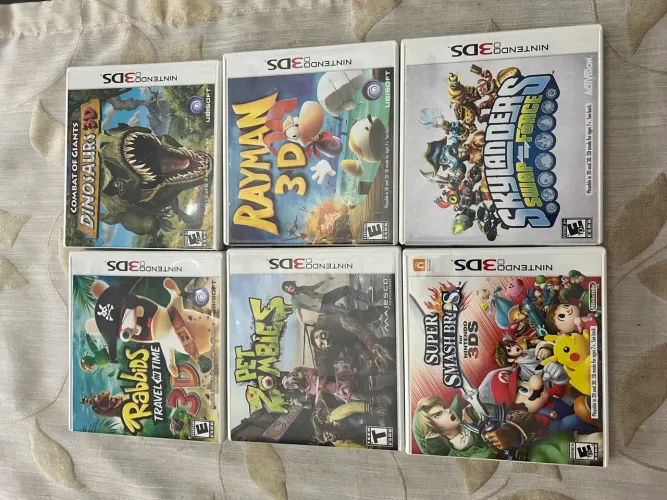 COMBO 6 JOGOS - Nintendo 3DS (ORIGINAIS)