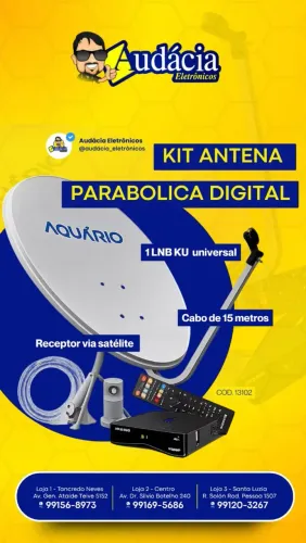 Kit Antena PARABÓLICA DIGITAL ?