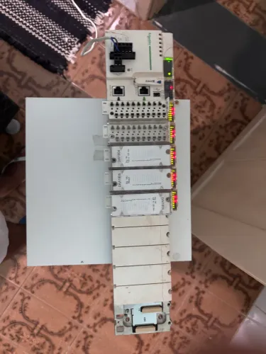 Clp Schneider Modicon M340 Cpu Bmx P34 2020 Rack Com Módulos e SD