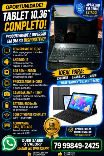 Tablet completo 10,36"