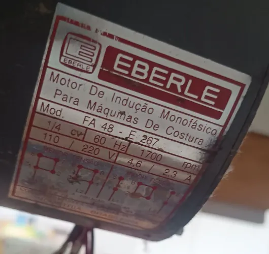 Motor para overlock semi industrial