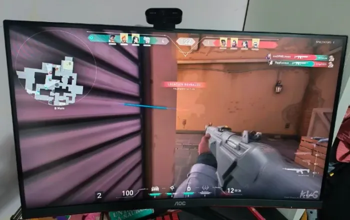 Monitor AOC Gamer 27" Curvo 240Hz 0,5ms Full HD
