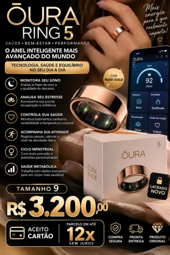 Oura Ring 5 tamanho 9