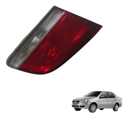 Lanterna Traseira Tampa Direita Siena Bbb 2009 2010 A 2014 Direito/passageiro Vermelho