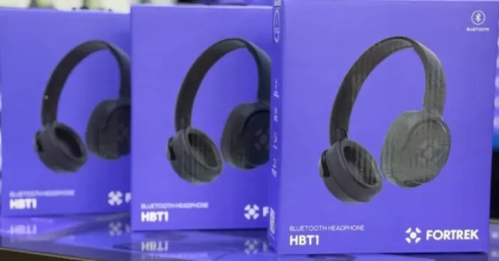 Headphone Fortrek Hbt1, Bluetooth, Drivers De 40mm, Preto