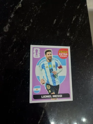 Figurinha lendária Messi Roxa 2026