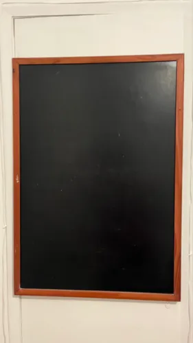 Quadro negro 1m x 70cm