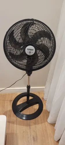 ventilador coluna mondial black premium 6 pás 140w