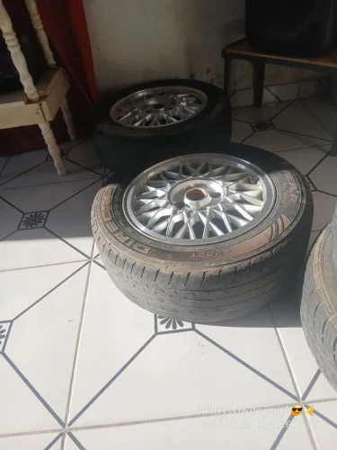 4 par de rodas aro 14 bem conservadas 