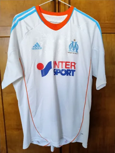 Camisa Olympique Marselha Home 2012-13 Adidas Original - Tamanho G - Em ótimo estado