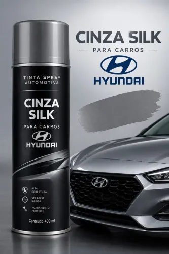 Spray cinza silk para Hyundai