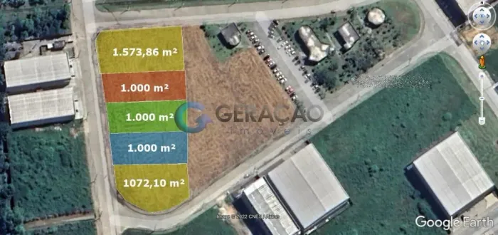 Terreno Comercial/Industrial 1.573,86 m² Condomínio Fechado Jacareí