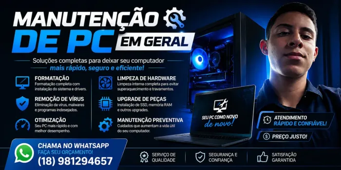 ? Manutenção de Computadores em Geral ?