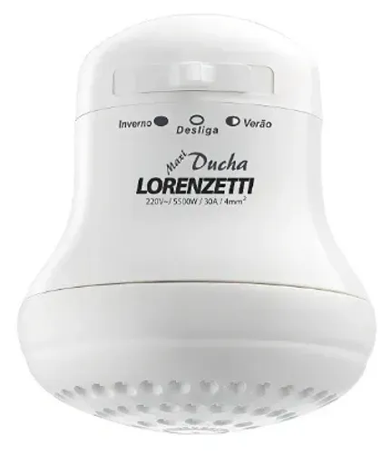 Chuveiro Lorenzetti 5500W Maxi Ducha Ultra 220v - Cor Branco