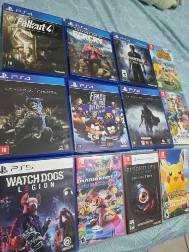 Vendo jogos Switch/PS5/PS4