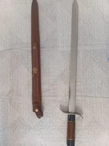 Faca gaúcha 45 cm de lâmina em aço carbono